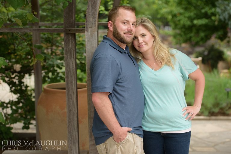 Denver Botanic Garden Engagement Photo
