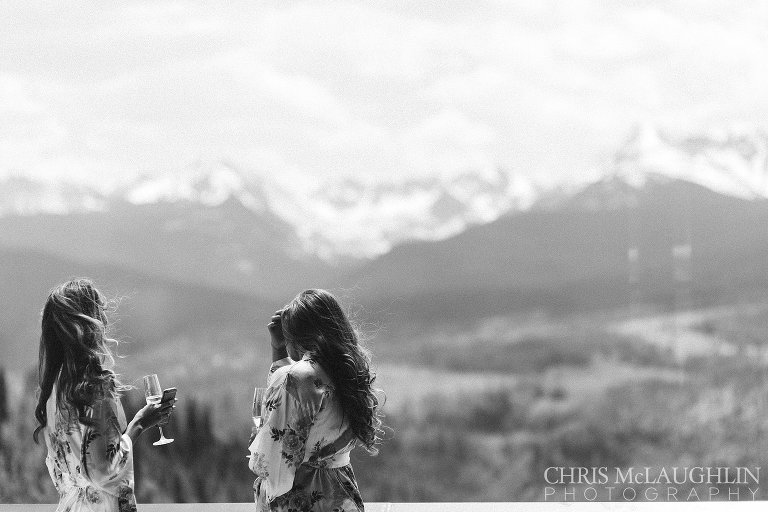 colorado mountain wedding picture