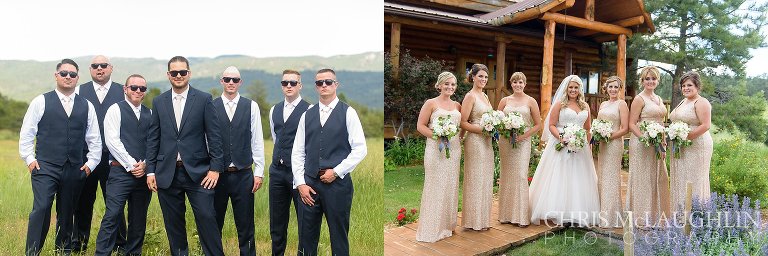 the cabin at caseys wedding photo