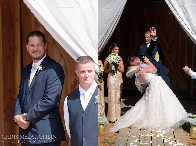 the cabin at caseys wedding photo