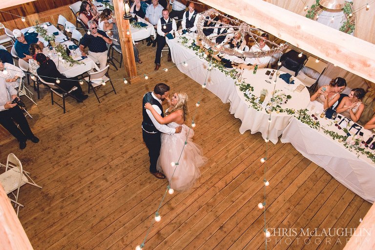 the cabin at caseys wedding photo