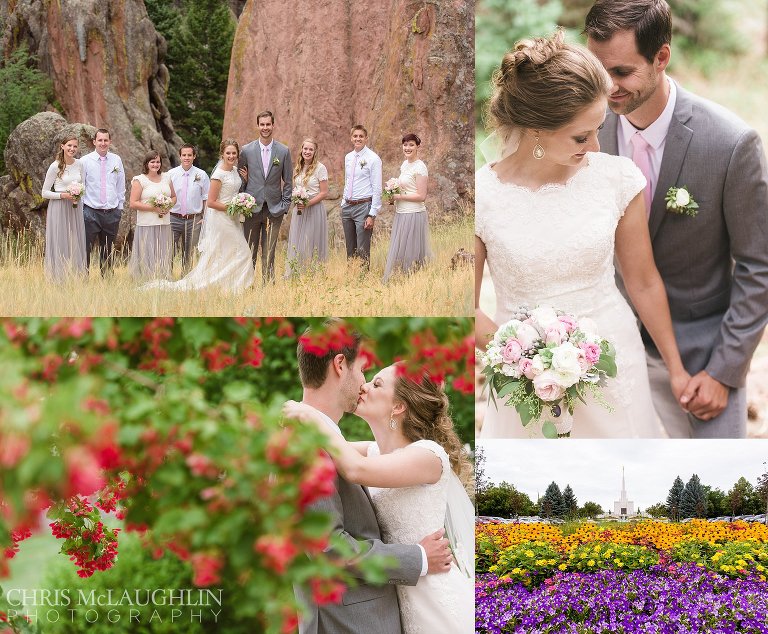 Denver Colorado Temple Wedding Picture