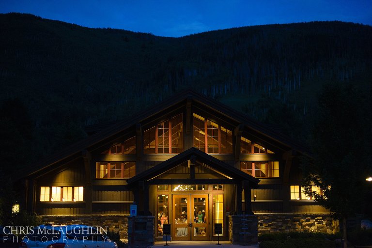 donovan pavilion vail wedding picture