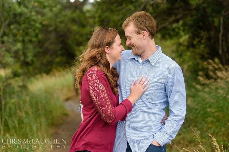 castlewood canyon engagement picture