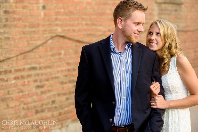 Capital Hill Engagement Photo