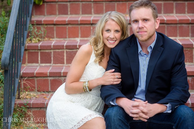 Capital Hill Engagement Photo