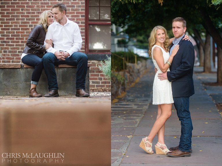 Capital Hill Engagement Photo