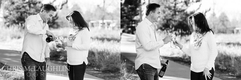 Silo Park Engagement Photo